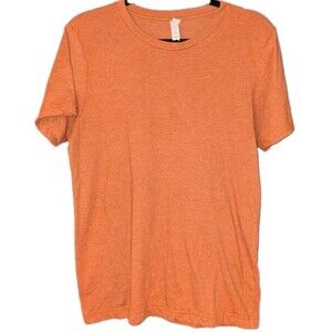 Bella + Canvas Unisex Burnt Orange Plain Short Sleeved T Shirt | Size M